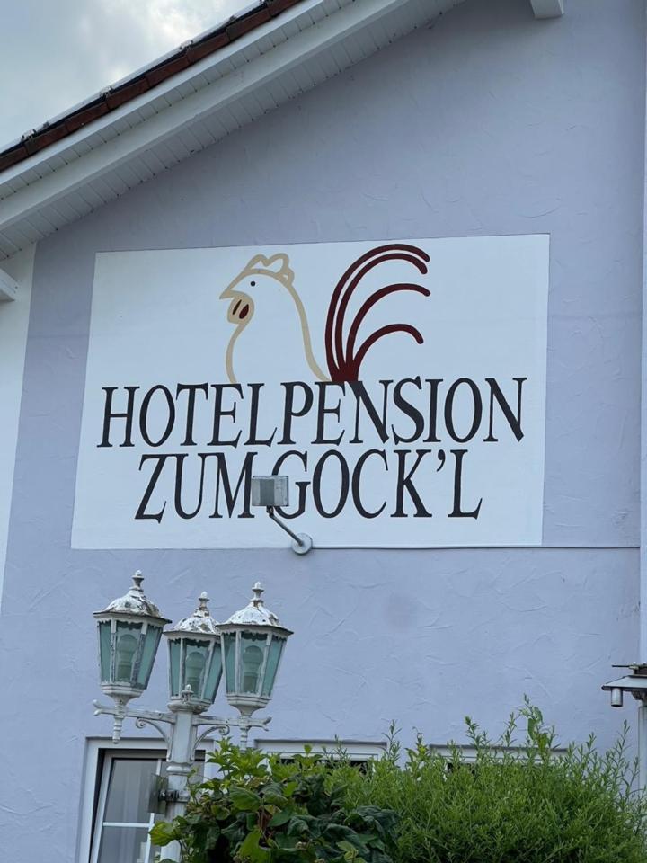 Hotelpension Zum Gockl Allershausen Exterior foto
